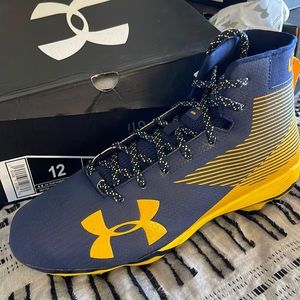 Underamour cleats! Size 12 “hammer mc highs” football